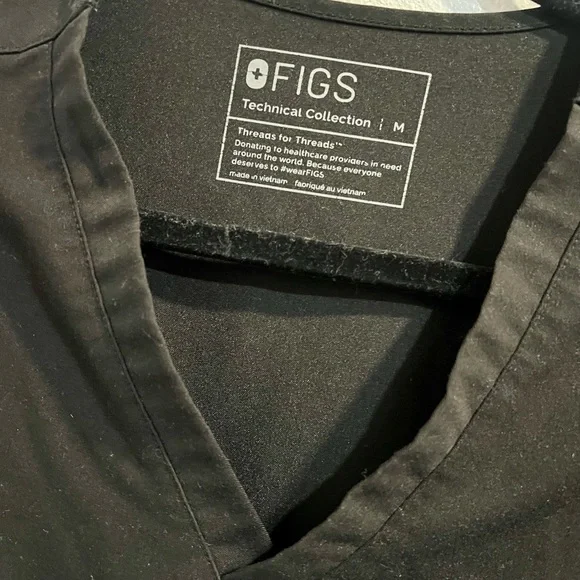 Figs scrub top- black - size medium - Picture 3 of 4